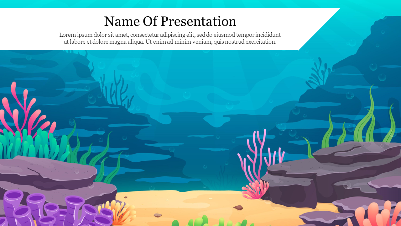 Effective Coral Template PowerPoint Presentation Slide